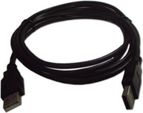 Digitus USB-kabel USB 2.0 USB-A-kontakt, USB-A-kontakt 1,80 m Svart skärmad (dubbel)