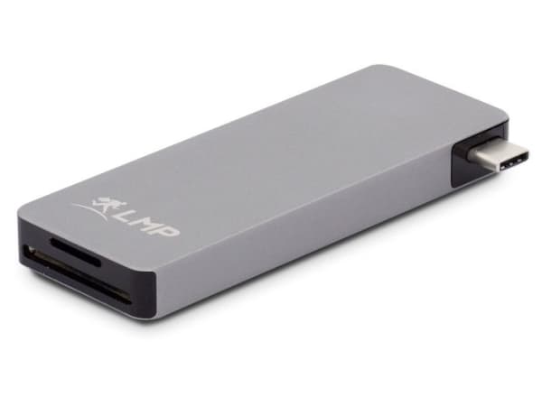 LMP 18118, USB 3.2 Gen 1 (3.1 Gen 1) Type-C, Grå, MicroSD (TransFlash), SD, SDHC, SDXC, USB 3.2 Gen 1 (3.1 Gen 1) Type-A, USB 3.2 Gen 1 (3.1 Gen 1) T