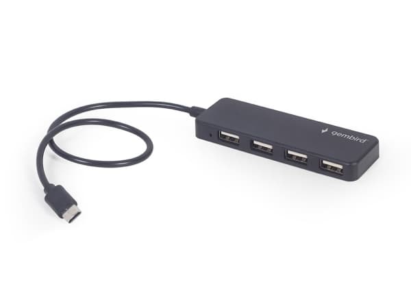 Gembird UHB-CM-U2P4-01 - Hubb - 4 x USB 2.0 - skrivbordsmodell