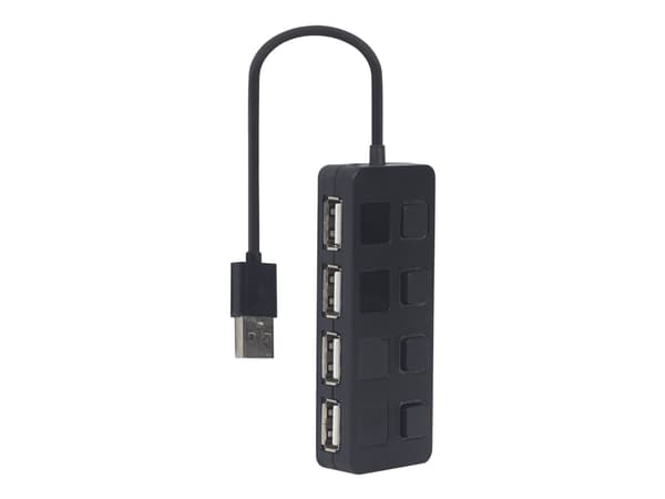 Gembird UHB-U2P4-05 - Hubb - 4 x USB 2.0 - skrivbordsmodell