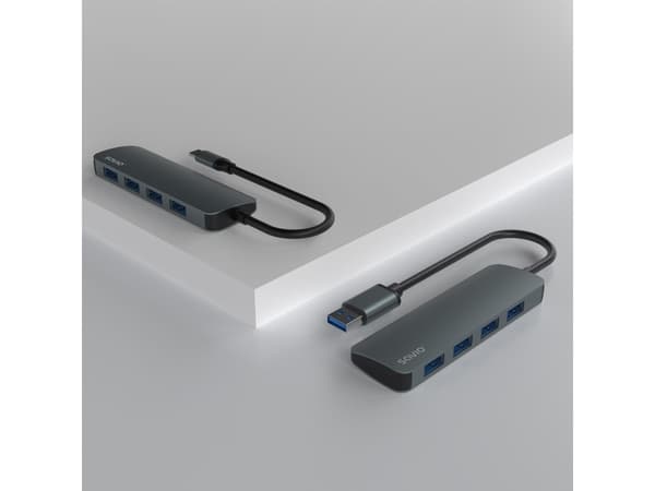 SAVIO Hub USB-C - 4 x USB-A, AK-54