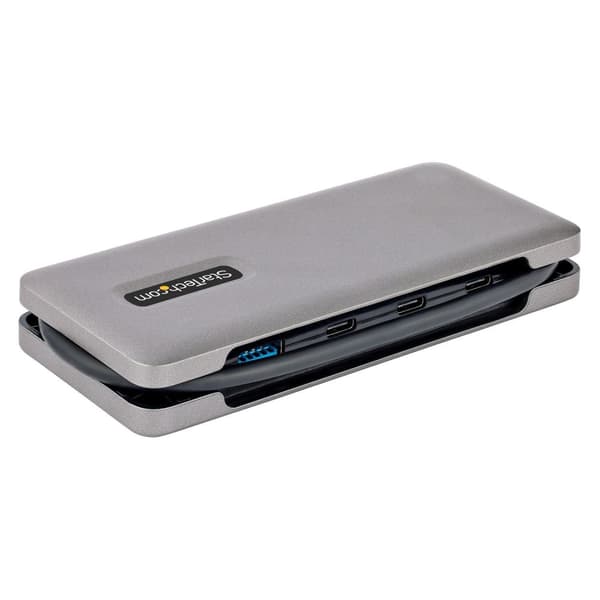 StarTech.com 4-porttinen USB-C-keskitin, 1 x USB-A- ja 3 x USB-C-portit, USB 3.1 10 Gbps, väyläkäyttöinen USB-keskitin, C-tyypin USB-keskitin 25 cm:n