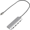 Pikkukuva 4 / 4: Renkforce 4 porttia USB 3.2 Gen 1 hub Alumiinikotelolla Hopea