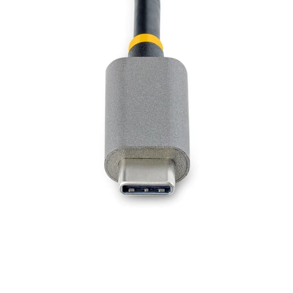 StarTech.com 4-portars USB-C-hubb med 100 W strömförsörjningsladdning, 2x USB-A + 2x USB-C, 5Gbps, USBC-hubb med - 30 cm lång kabel, bärbar bärbar dat