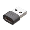 Miniatyrbillede 1 af 2: Logitech Logi Zone Wired USB-A-adapter - USB-adapter - USB Type A (M) til USB-C (W) - Grafit - til Zone Wired MSFT-teams