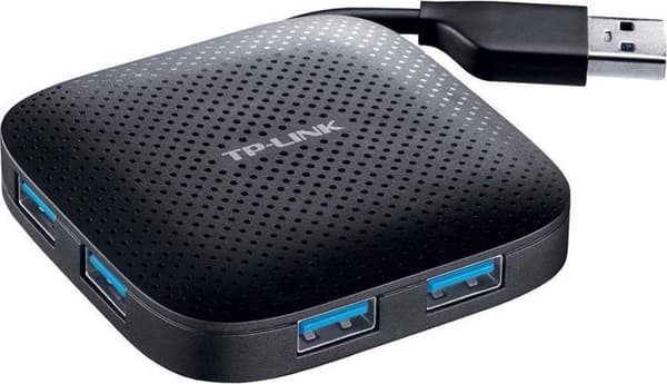 TP-Link UH400 USB 3.2 Gen 1 (3.1 Gen 1) Typ-A 5000 Mbit/s Svart