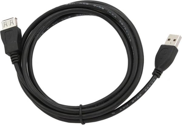 Gembird 1.8m USB 2.0 AM/FM USB-kabel USB A Svart