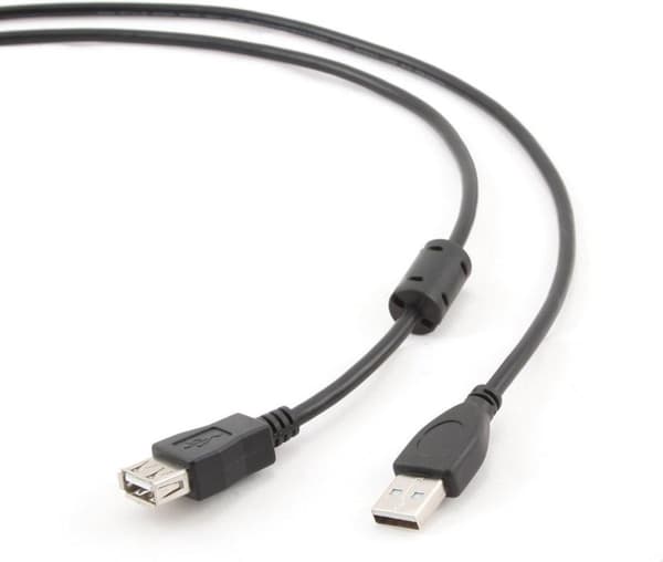 Gembird 1.8m USB 2.0 AM/FM USB-kabel USB A Sort