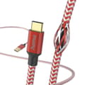 Miniatyrbild 4 av 5: Hama reflekterande USB-kabel 1,5 m USB 2.0 USB A USB C röd (00201559)