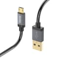 Miniatyrbild 4 av 6: Hama Metal - 1,5 m - USB A - Micro-USB B - USB 2.0 - 480 Mbit/s - antracit (00201549)