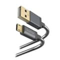 Miniatyrbild 6 av 6: Hama Metal - 1,5 m - USB A - Micro-USB B - USB 2.0 - 480 Mbit/s - antracit (00201549)