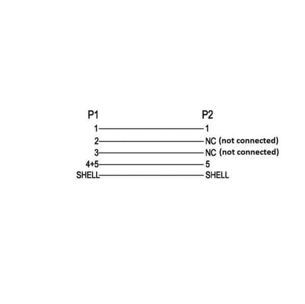 USB Micro B till USB Micro B OTG laddningskabel - USB2.0 - upp till 1A / vit - 0,30 meter