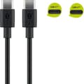 Miniatyrbillede 3 af 5: USB-C til USB-C kabel - USB2.0 - op til 20V/3A / sort - 2 meter