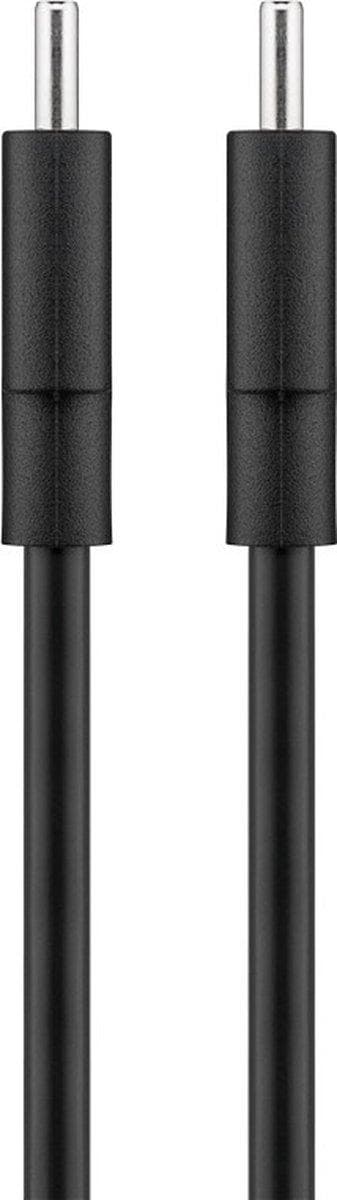 USB-C til USB-C kabel - USB2.0 - op til 20V/3A / sort - 2 meter