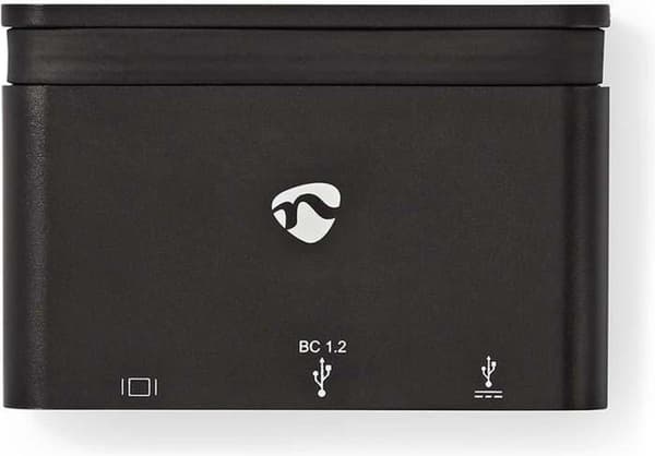 Nedis USB Multi Port Adapter | USB 3.2 Gen 1 | USB-C™ han | HDMI™ hun / USB-A hun / USB-C™ hun | Forniklet | Sort | Vinduesboks med Eurolås