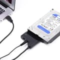 Miniatyrbild 5 av 6: Renkforce hårddiskadapter [1x USB 3.2 Gen 1 plug A (USB 3.0) - 1x SATA kombinationskontakt 15+7-stift] 30,00 cm Svart