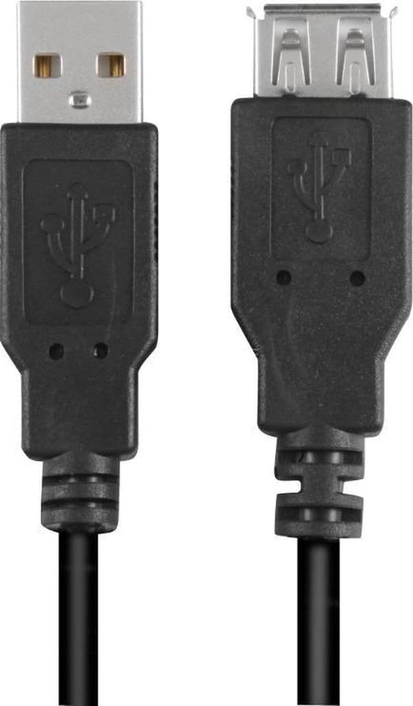 Sharkoon USB A 2.0 forlængerkabel 2,0 meter