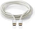 Miniatyrbild 2 av 8: Nedis USB-kabel | USB 2.0 | USB-C™ hane | USB-C™ hane | 480 Mbps | Guldpläterad | 2,00m | Runda | Flätad / Nylon | Aluminium | Täckfönsterlåda