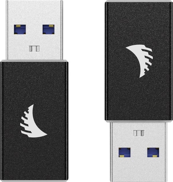 Angelbird USB 3.2 Gen 1 (USB 3.0) Adapter [1x USB 3.2 Gen 2-kontakt A​ (USB 3.1) - 1x USB-C-uttag] USB-AC