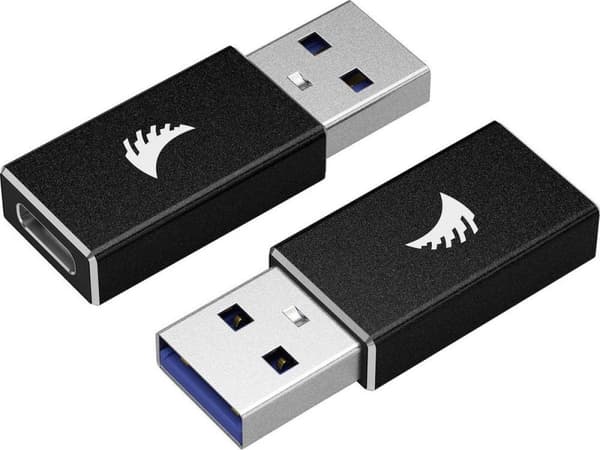 Angelbird USB 3.2 Gen 1 (USB 3.0) Adapter [1x USB 3.2 Gen 2-kontakt A​ (USB 3.1) - 1x USB-C-uttag] USB-AC