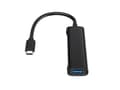 Miniatyrbild 3 av 8: Conceptronic HUBBIES 4-portars USB 3.0-hubb - USB-C-kontakt - USB 3.2 Gen 1 (3.1 Gen 1) Typ-C - 5000 Mbit/s - svart - aluminium - 0,15 m - USB (HUBBIE