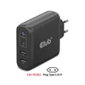 Pikkukuva 2 / 5: CLUB3D CAC-1912EU Matkalaturi 100 W - 100 W - 100 - 240 V - 50/60 Hz - Ylikuormitus - Ylijännite - Musta - USB (CAC-1912EU)