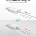 Miniatyrbillede 2 af 6: UGREEN - USB-A QC3.0 18.W Hurtigoplader til Apple iPhone / iPad / Samsung - Hvid