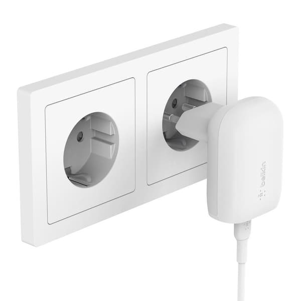 Belkin Boost Charge adapter med kabel - USB-C til Lightning - 1m - 30W - Hvid