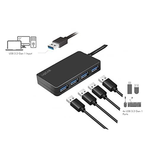 LogiLink USB Hub USB 3.2 4-ports sort (UA0396)