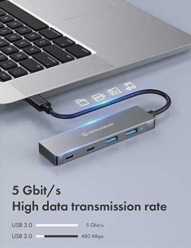 Graugear USB HUB 4x USB 3.0, 2x Type-C and 2x Type-A retail (G-HUB2A2C-AC)