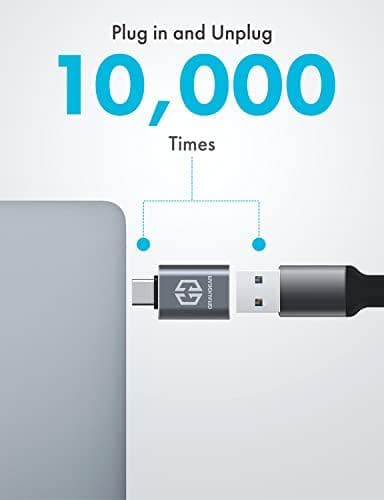 Graugear USB 3.2 Gen2 Adapter Type-A til Type-C han (G-AD-ATC-10G-2)