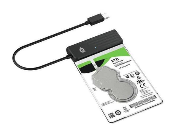 Conceptronic ABBY - Storage controller - 2.5" (6.4 cm) - SATA 6Gb/s - 600 MBps - USB 3.2 (Gen 1x1)