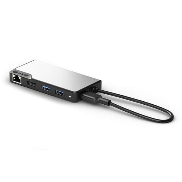 ALOGIC USB-C Fusion MAX 6-i-1-Hubb V2 HDMI, USB, Ethernet och PD  Rymdgrå