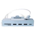 Miniatyrbild 3 av 10: Satechi USB-C Clamp Hub För iMac 24-tum (2021) - Blå