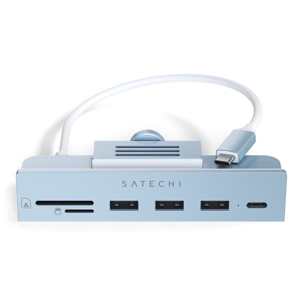 Satechi USB-C Clamp Hub För iMac 24-tum (2021) - Blå