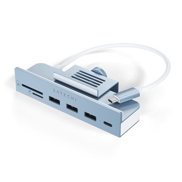Satechi USB-C Clamp Hub För iMac 24-tum (2021) - Blå