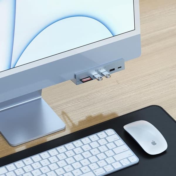 Satechi USB-C Clamp Hub För iMac 24-tum (2021) - Blå