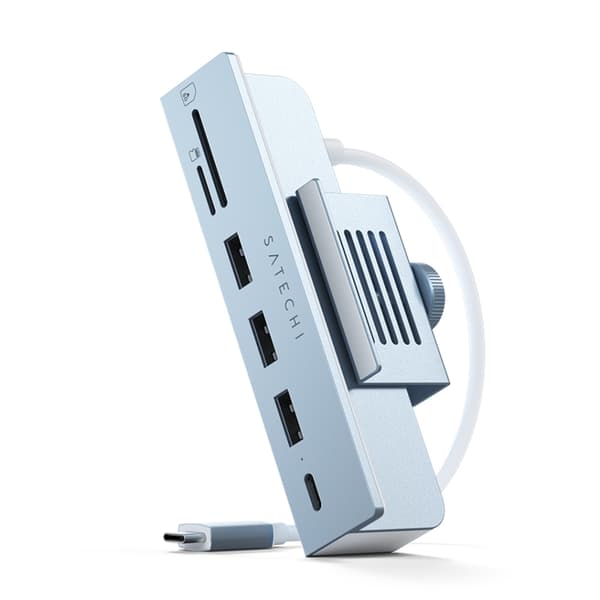 Satechi USB-C Clamp Hub För iMac 24-tum (2021) - Blå
