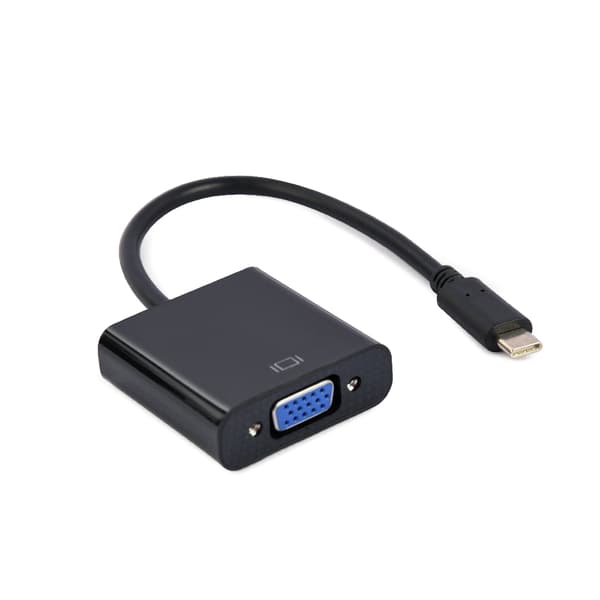Cablexpert USB-C - VGA -sovitin musta
