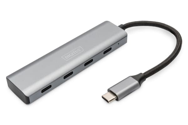 DIGITUS DA-70246 - Hubb - 4 x USB-C - skrivbordsmodell