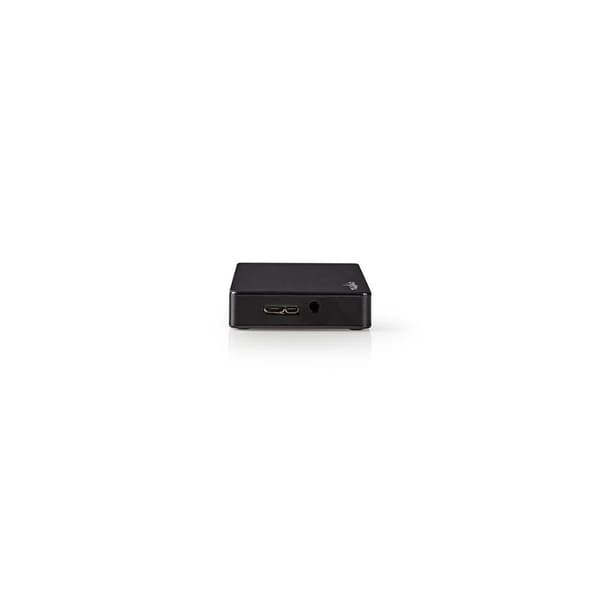 Nedis USB-keskitin | USB-A Uros | 4x USB A Female | 4-Porttinen port(s) | USB 3.2 Gen 1 | USB Virta / Verkkovirtakäyttöinen | 4x USB