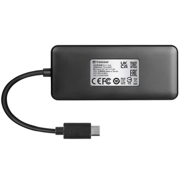Transcend 6-i-1 USB-C-nav