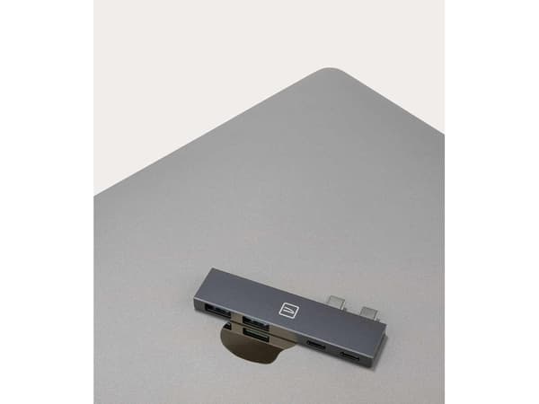 Tucano MA-CHUB-MBP-SG, USB 3.2 Gen 1 (3.1 Gen 1) Type-C, USB 3.2 Gen 1 (3.1 Gen 1) Type-A, USB 3.2 Gen 1 (3.1 Gen 1) Type-C, USB 3.2 Gen 2 (3.1 Gen 2