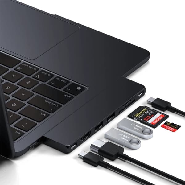 Satechi USB-C Pro Hub Slim - Midnatt