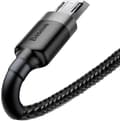 Miniatyrbild 6 av 8: Baseus Cafule 2.4A 1m Micro USB-kabel (grå/svart)