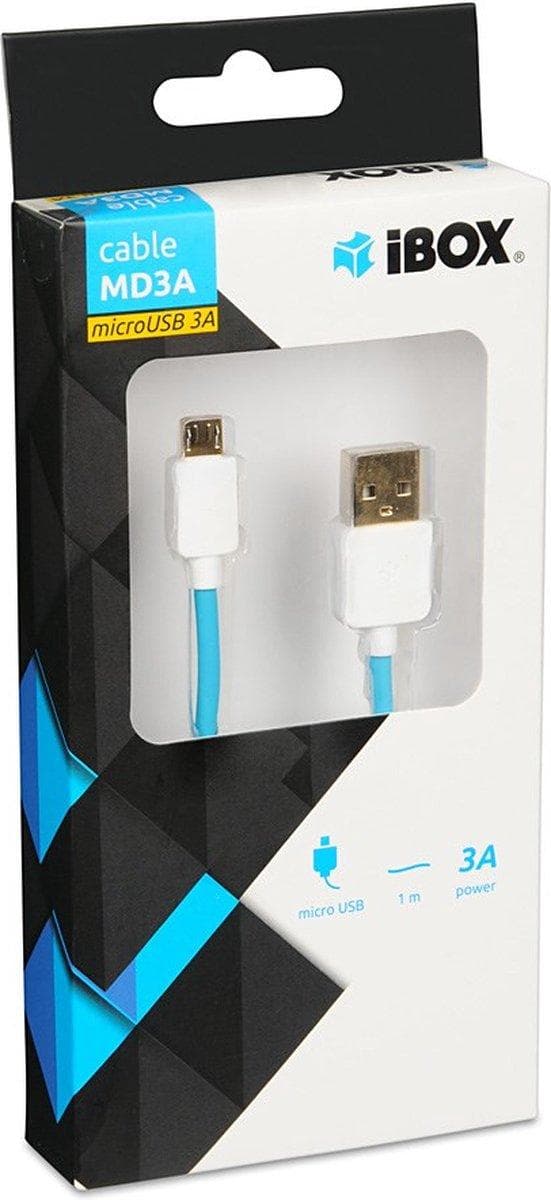 IBOX USB A/micro USB-kabel USB 2.0 Micro-USB A
