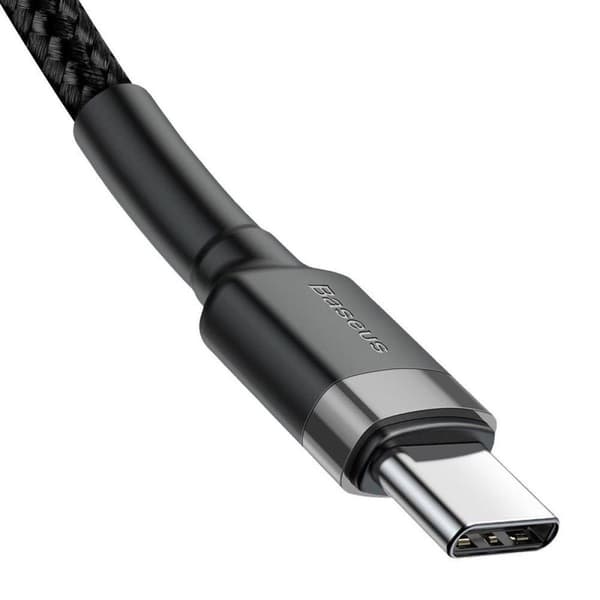 Baseus Cafule USB-kabel 1 m USB C Svart, Grå