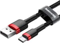 Miniatyrbillede 5 af 11: Baseus Cafule USB-kabel 2 m USB A USB C Sort, Rød