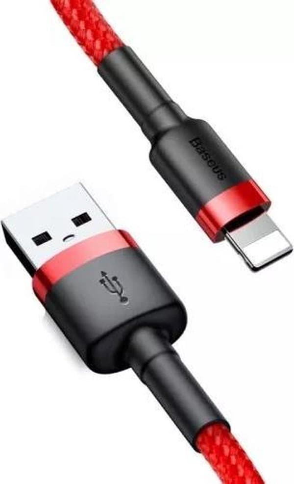 Baseus CALCLF-C09 lightning-kabel 2 m Rød