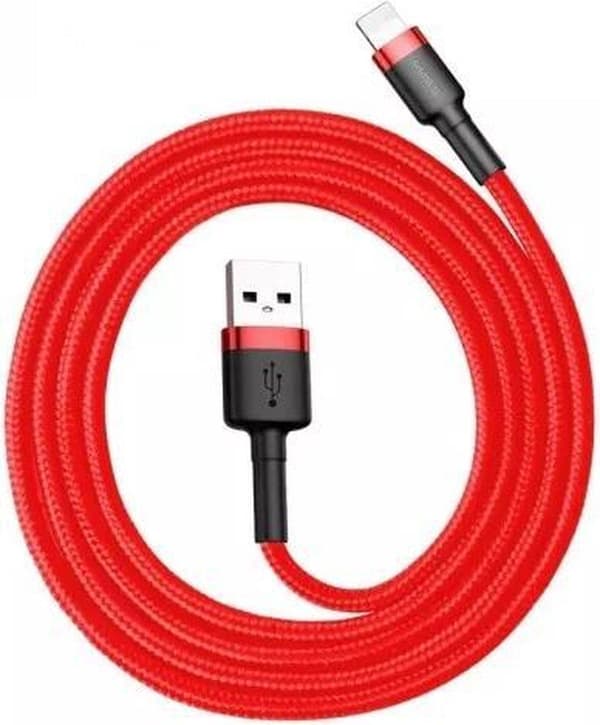Baseus CALCLF-C09 lightning-kabel 2 m Rød